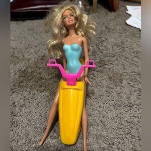 Vintage Barbie with 1986 Jet Ski